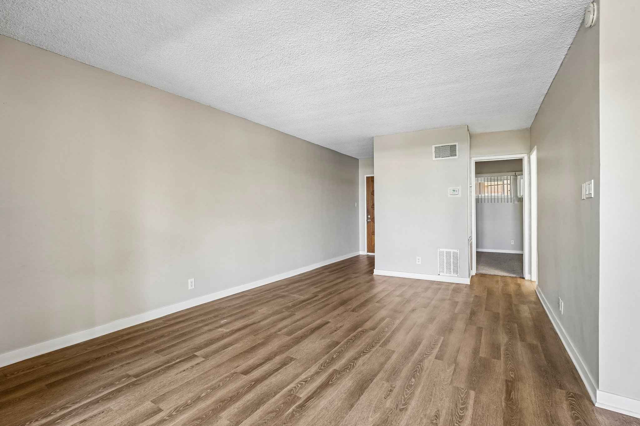 living room open to bedroom at Terraces